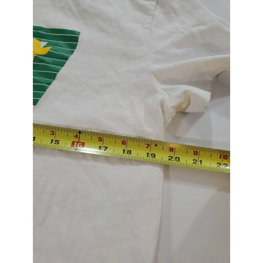Polo Ralph Lauren Men's Yellow Logo‎ Graphic Classic Fit Crew-Neck T Shirt Small